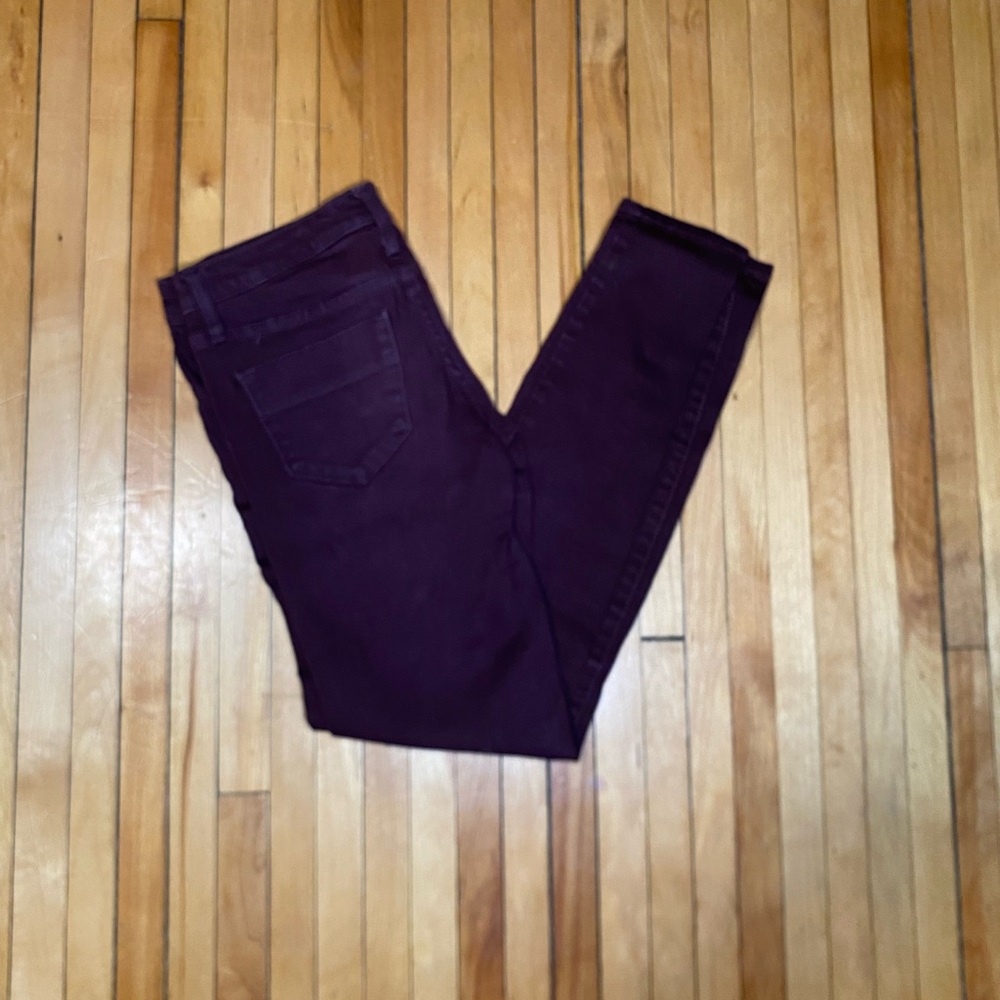 Target Purple Skinny Jeans with Tapered Leg